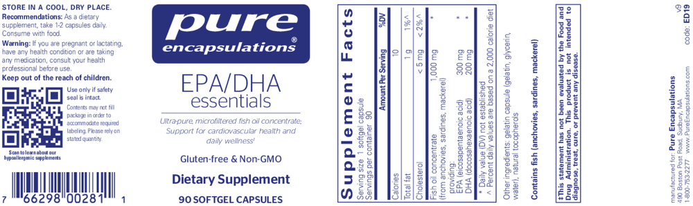 Product image for EPA/DHA Essentials.