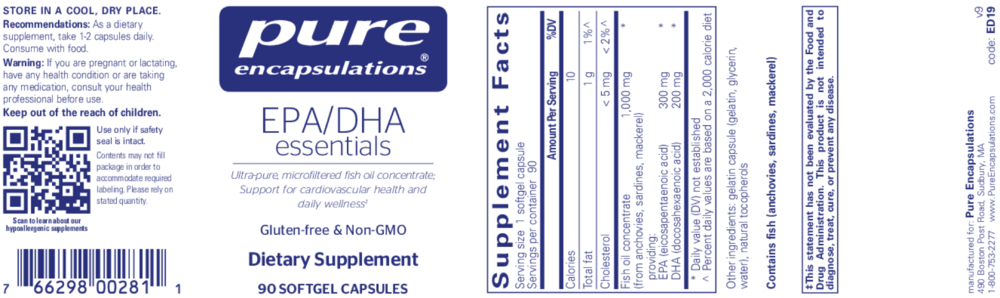 Product image for EPA/DHA Essentials.