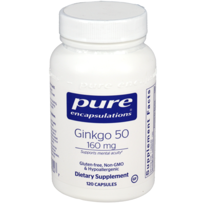 Ginkgo 50 160mg 120 capsules