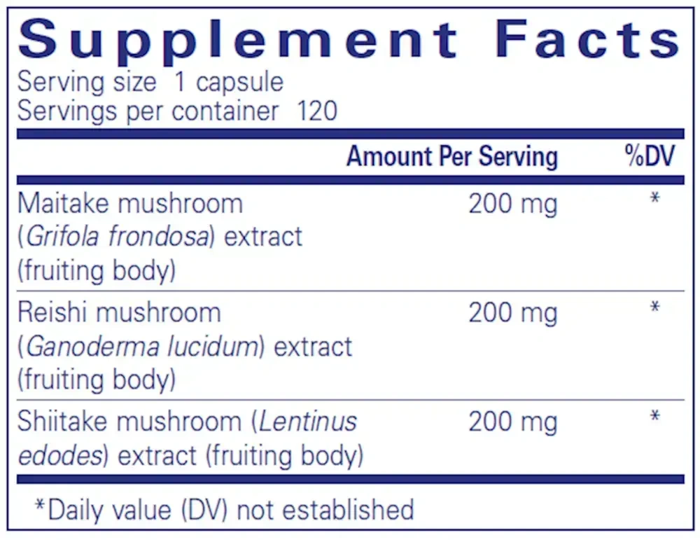 Product image for M/R/S Mushroom Formula.