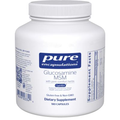 Glucosamine MSM w/joint comfort herbs* 180 capsules