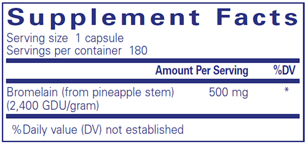 Product image for Bromelain 2400 500mg.