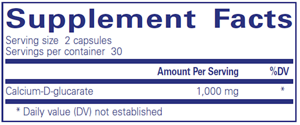 Product image for Calcium-D-Glucarate.
