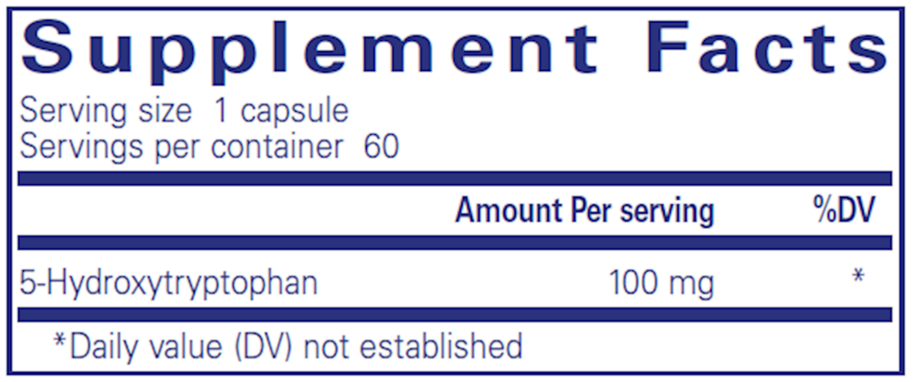 Product image for 5-HTP 100mg.