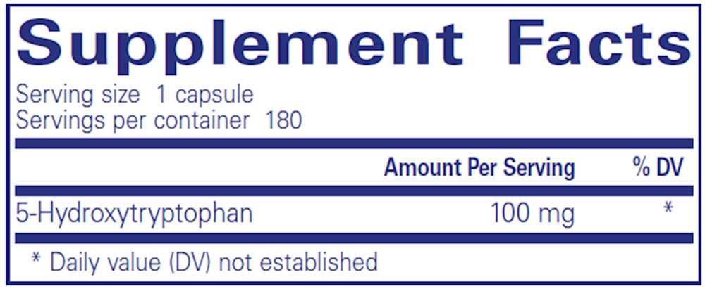 Product image for 5-HTP 100mg.