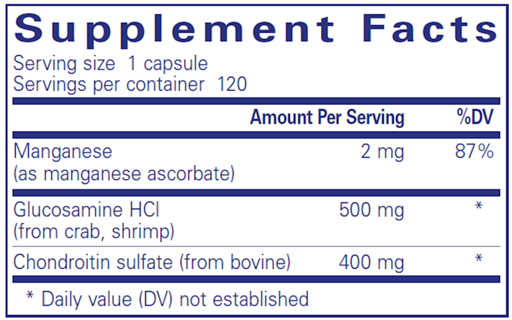 Product image for Glucosamine Chondroitin W/ Manganese.