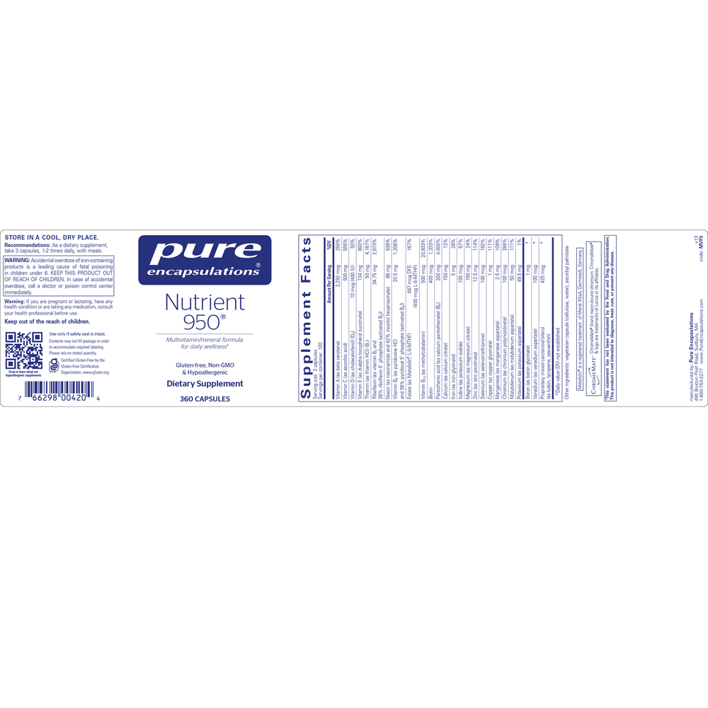 Product image for Nutrient 950.