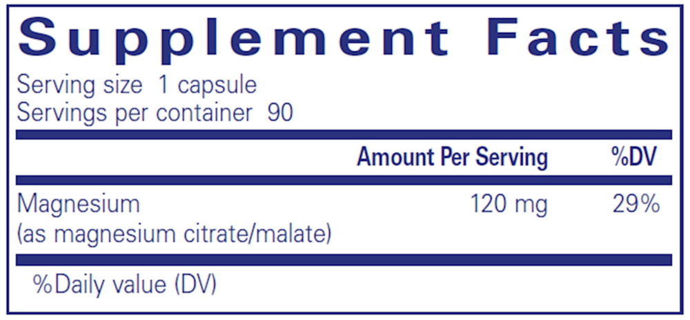 Product image for Magnesium (Citrate/Malate).