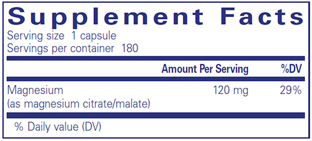 Product image for Magnesium (Citrate/Malate).