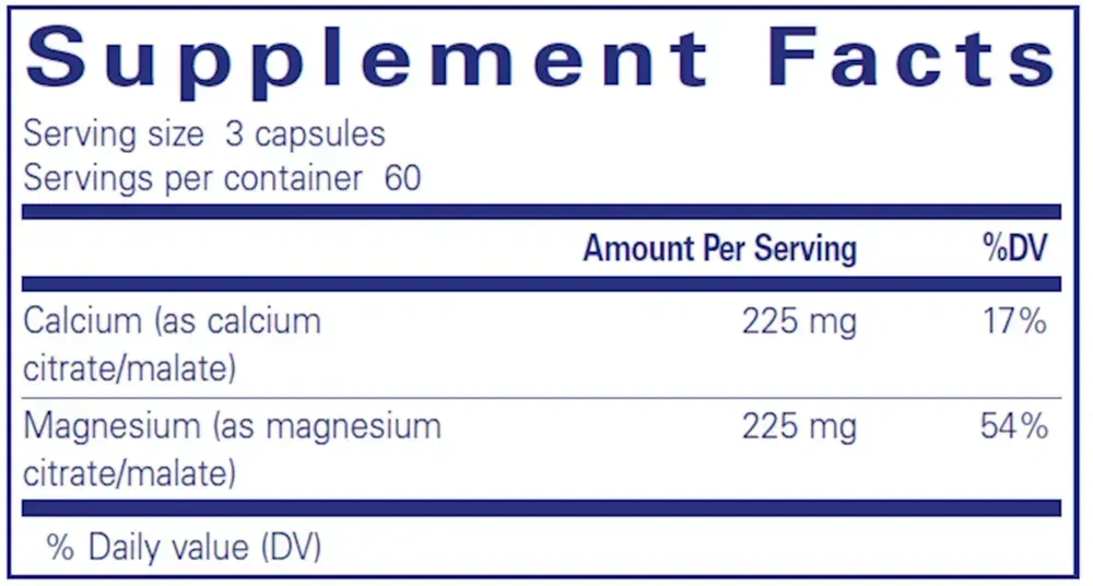 Product image for Calcium Mag (Citrate/Malate).