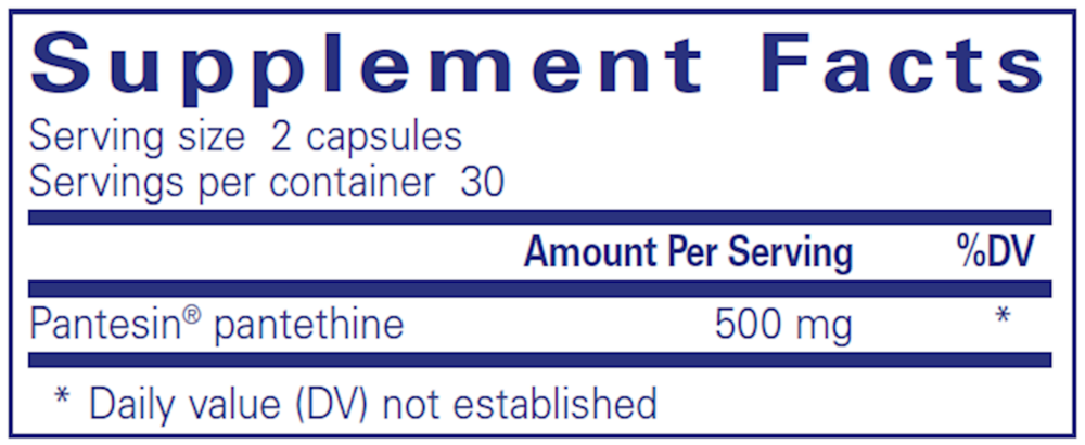 Product image for Pantethine.