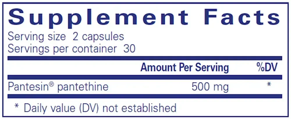 Product image for Pantethine.