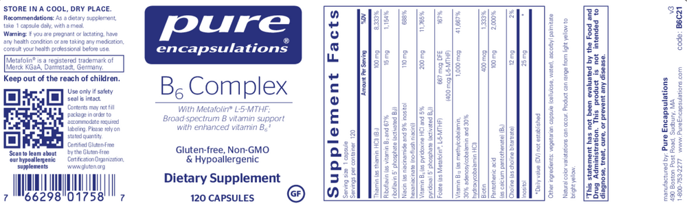 Product image for B6 Complex.