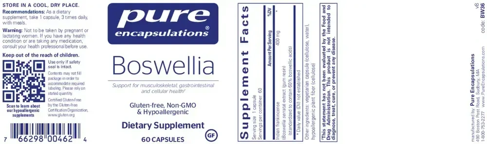Product image for Boswellia.