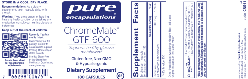 Product image for Chromemate GTF 600.