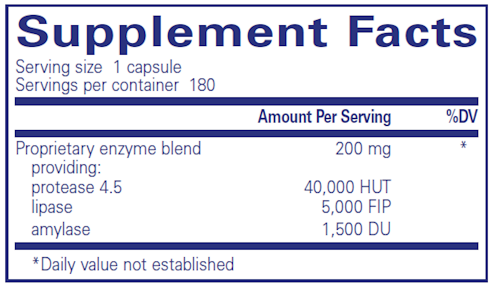 Product image for Pancreatic Vegenzymes.