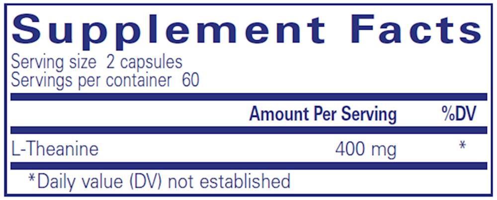 Product image for L-Theanine, 400 mg.