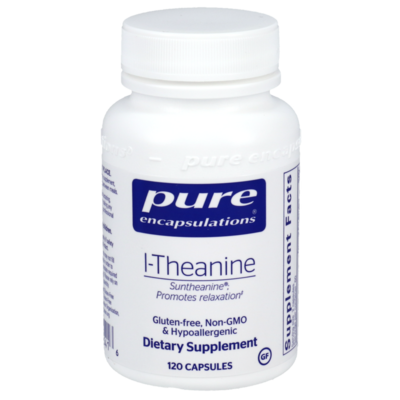Product image for L-Theanine, 400 mg (120 capsules).