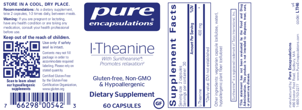 Product image for L-Theanine.