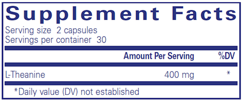 Product image for L-Theanine, 400 mg.