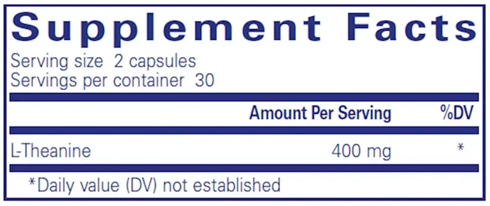 Product image for L-Theanine, 400 mg.
