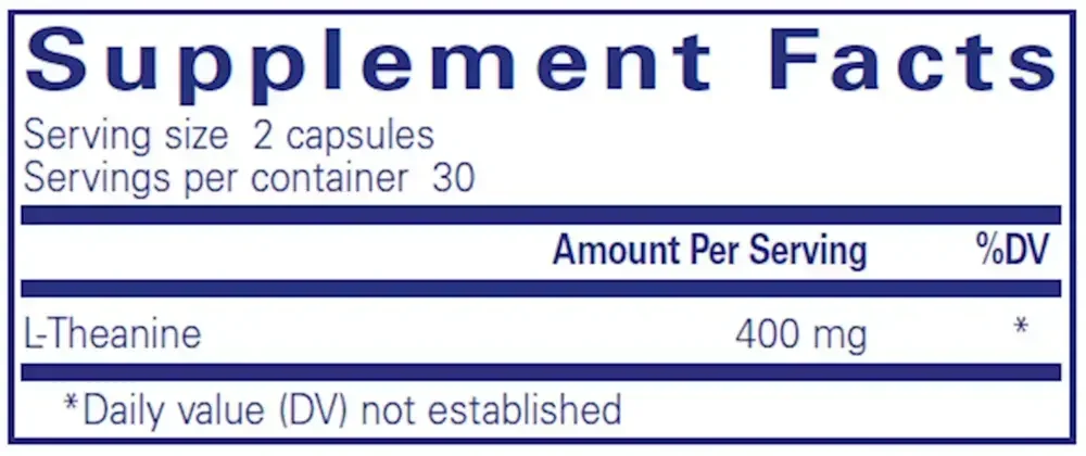 Product image for L-Theanine, 400 mg.