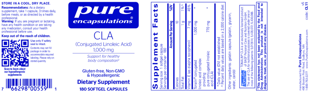 Product image for CLA 1000mg.