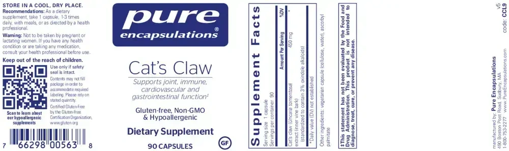 Product image for Cat's Claw.