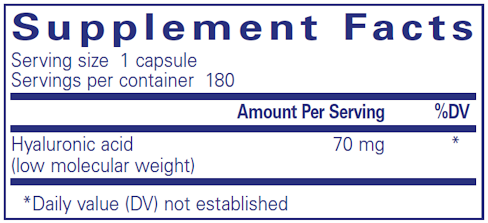 Product image for Hyaluronic Acid.