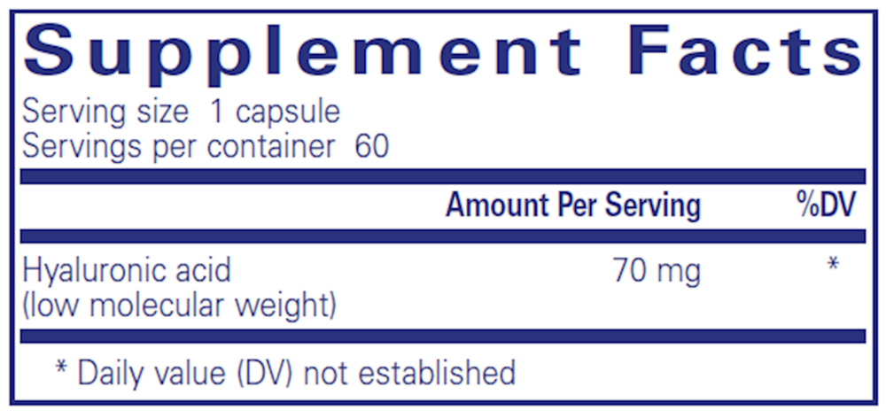 Product image for Hyaluronic Acid.