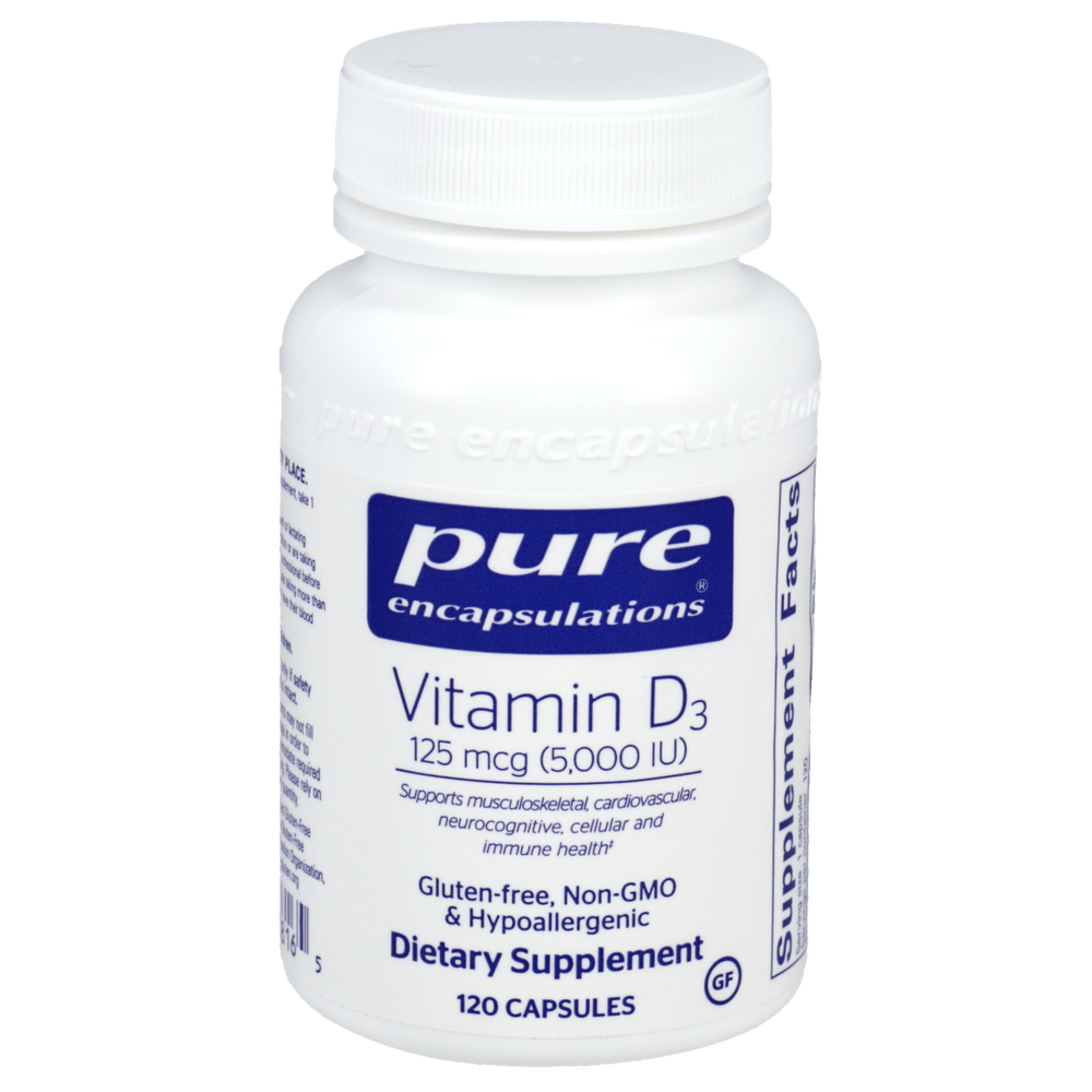 Product image for Vitamin D3  125mcg (5,000IU).