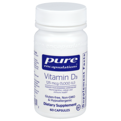 Vitamin D3  125mcg (5,000IU)