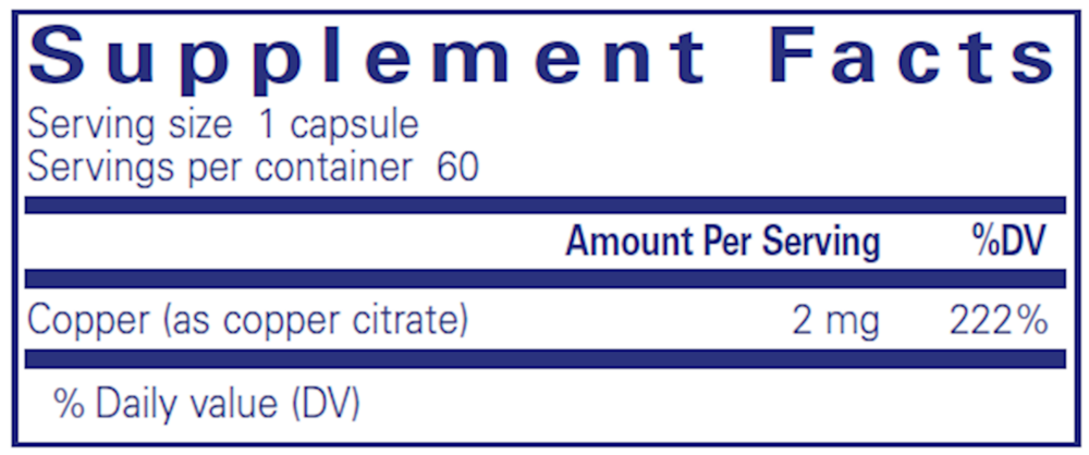 Product image for Copper (Citrate).