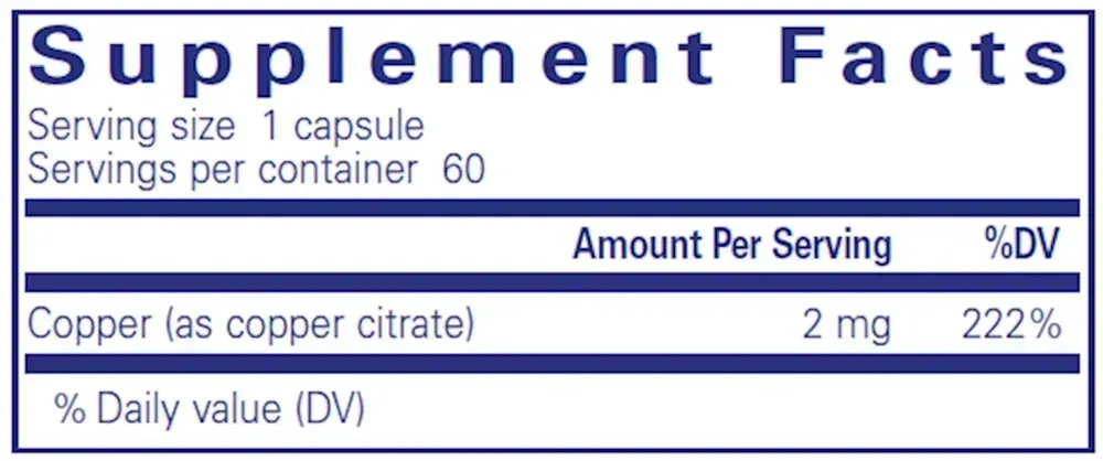 Product image for Copper (Citrate).