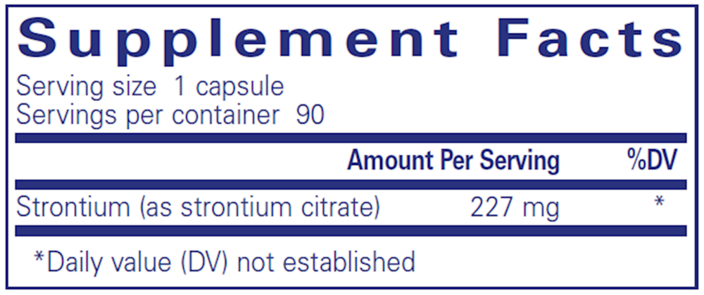 Product image for Strontium (Citrate).