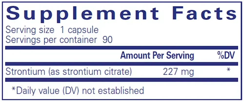 Product image for Strontium (Citrate).