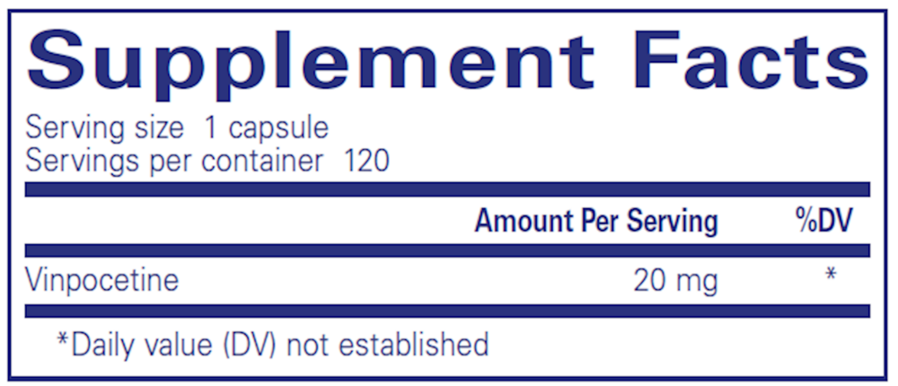 Product image for Vinpocetine 20mg.