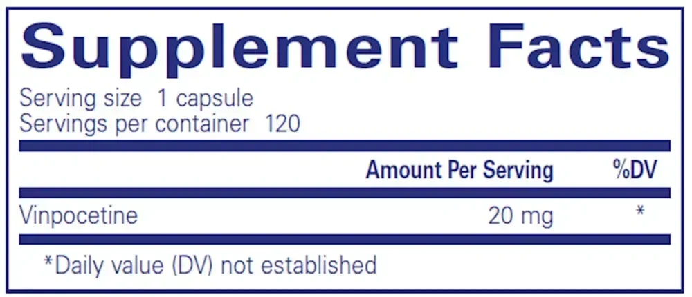 Product image for Vinpocetine 20mg.