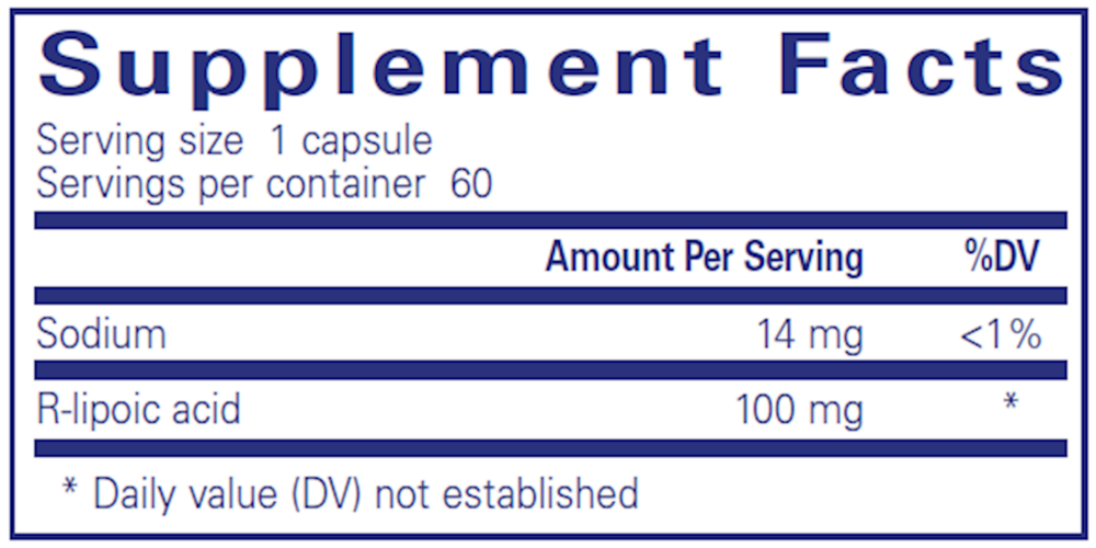 Product image for R-Lipoic Acid (Stabilized).