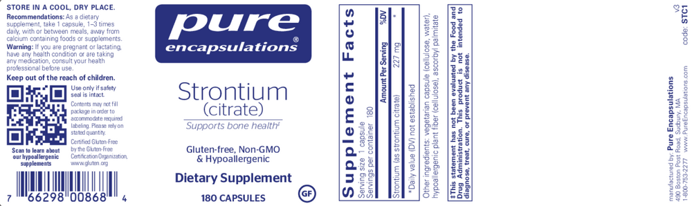 Product image for Strontium (Citrate).
