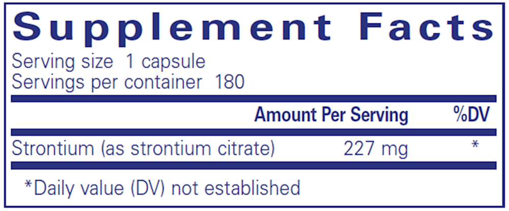 Product image for Strontium (Citrate).