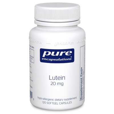 Lutein 20mg 120 Softgel Capsules Pure Encapsulations