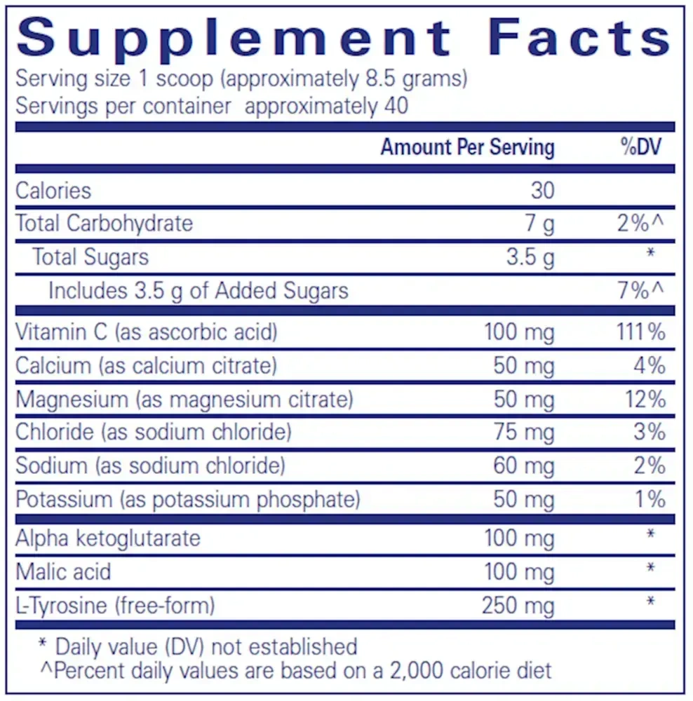 Product image for Electrolyte/Energy Formula.