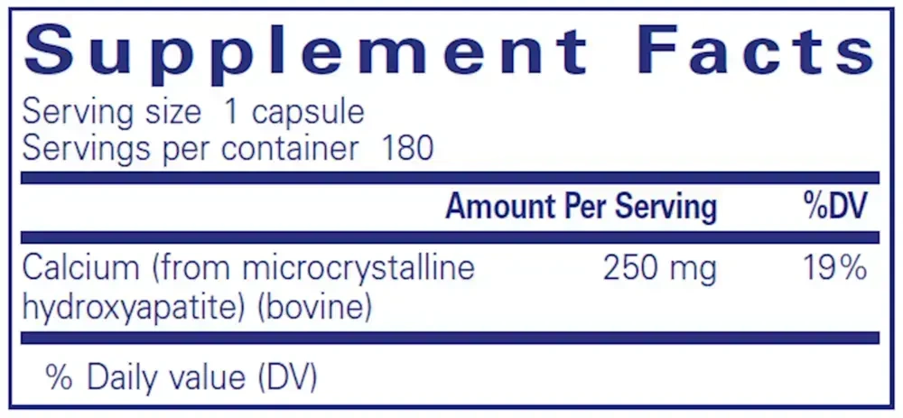 Product image for Calcium (MCHA).