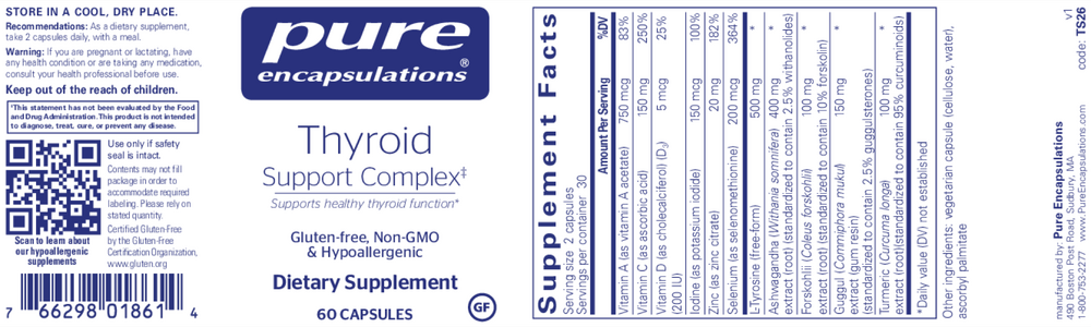 Product image for Thyroid Support Complex.