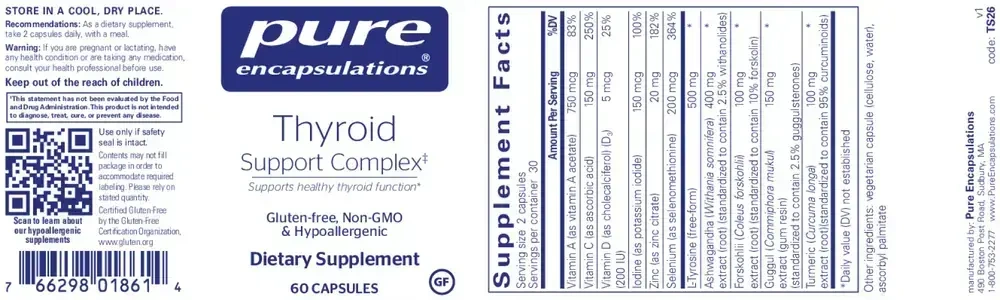 Product image for Thyroid Support Complex.