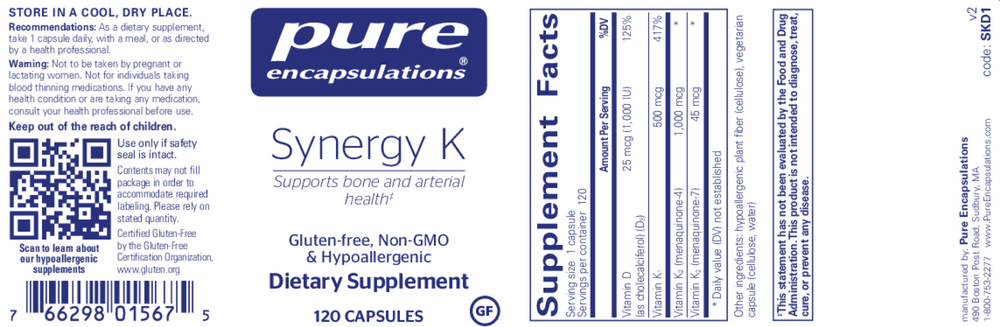 Product image for Synergy K.
