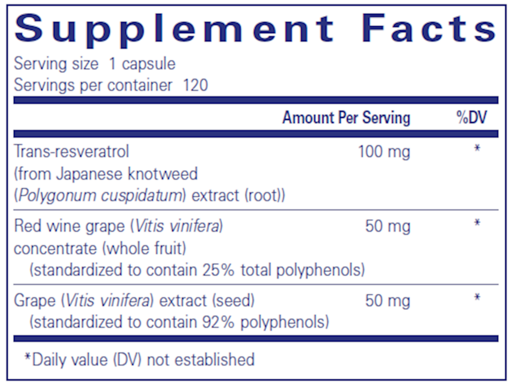 Product image for Resveratrol EXTRA.