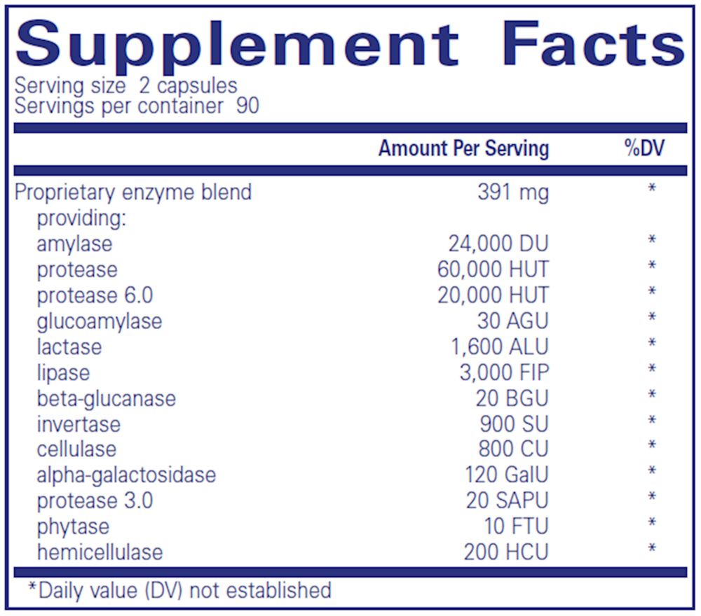 Product image for Digestive Enzymes Ultra.