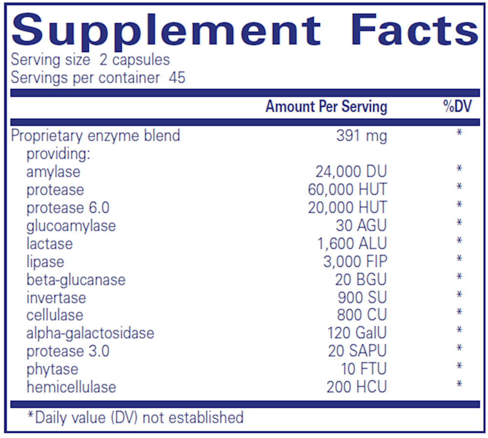Product image for Digestive Enzymes Ultra.
